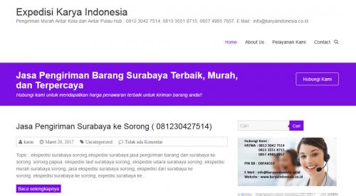 Jasa Ekspedisi Surabaya Sorong